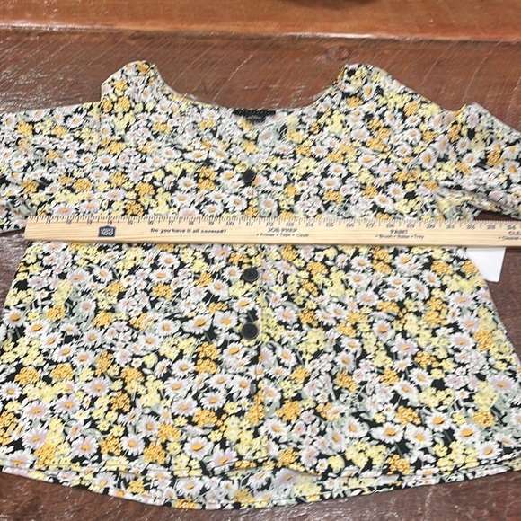 Sanctuary : Garden Valley V-neck Button Down Blouse NWT - Picture 5 of 8